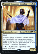 Niambi, Esteemed Speaker (PRE-222) - Core Set 2021 Promos Foil