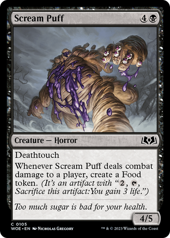 Scream Puff (WOE-105) - Wilds of Eldraine Foil
