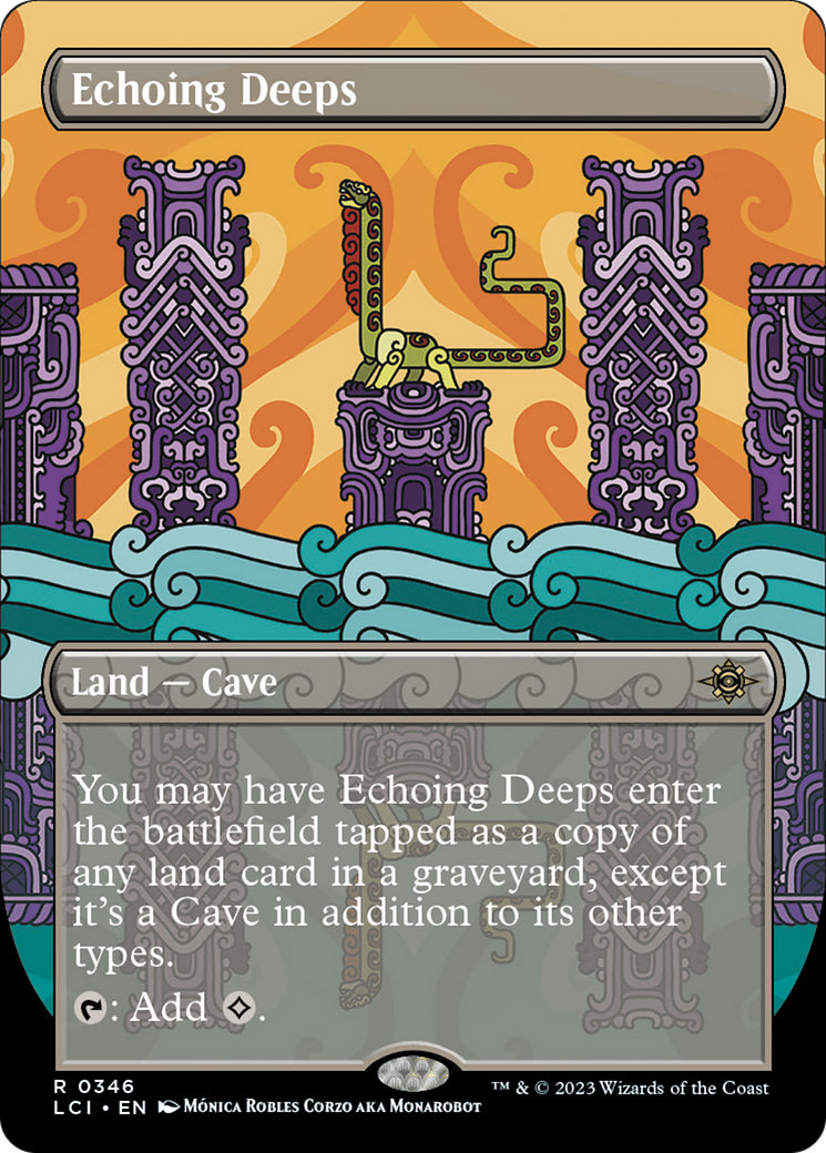 Echoing Deeps (LCI-346) - The Lost Caverns of Ixalan (Borderless)