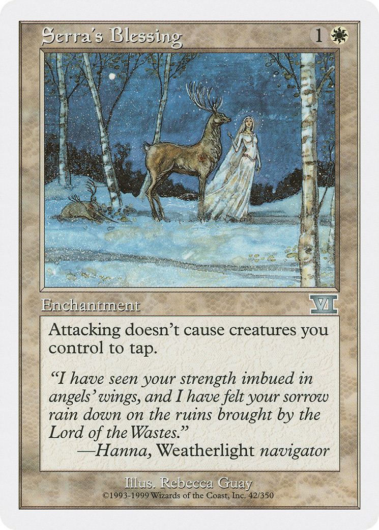 Serra's Blessing (6ED-042) - Classic Sixth Edition