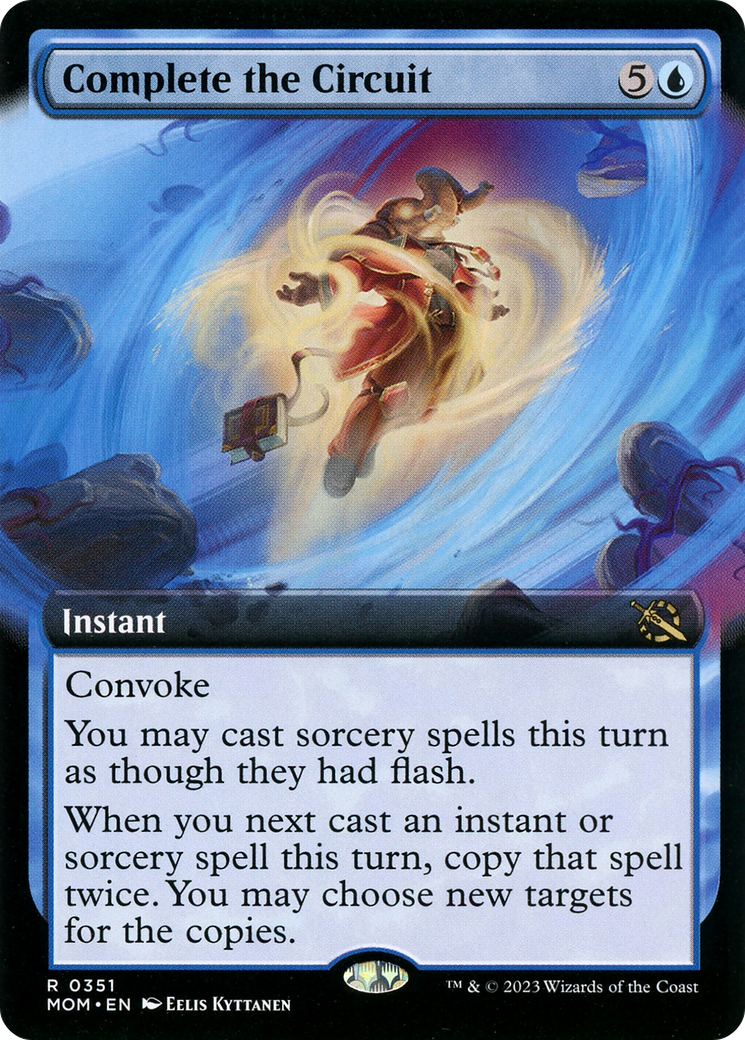 Complete the Circuit (MOM-351) - March of the Machine: (Extended Art) Foil