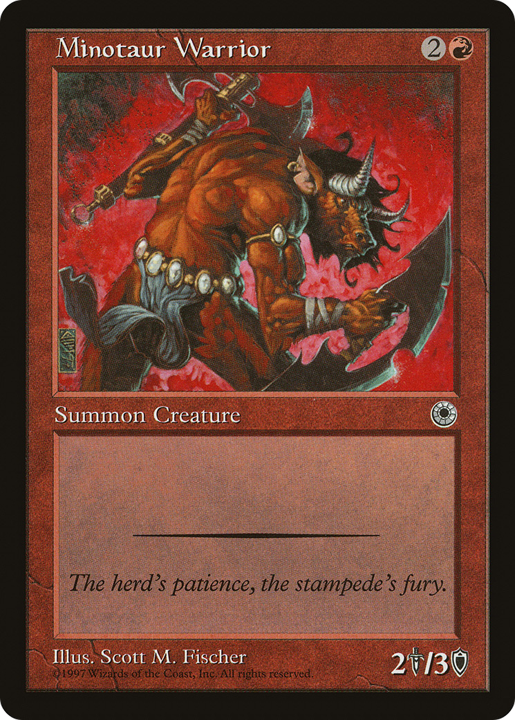 Minotaur Warrior (POR-140) - Portal