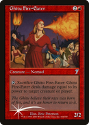 Ghitu Fire-Eater (7ED-184★) - Seventh Edition Foil
