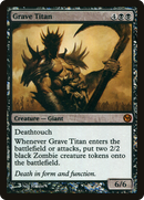 Grave Titan (MEDIA-002) - Duels of the Planeswalkers 2012 Promos Foil