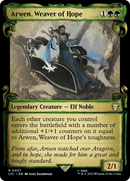 Arwen, Weaver of Hope (LTC-437) - Tales of Middle-earth Commander: (Showcase) Foil