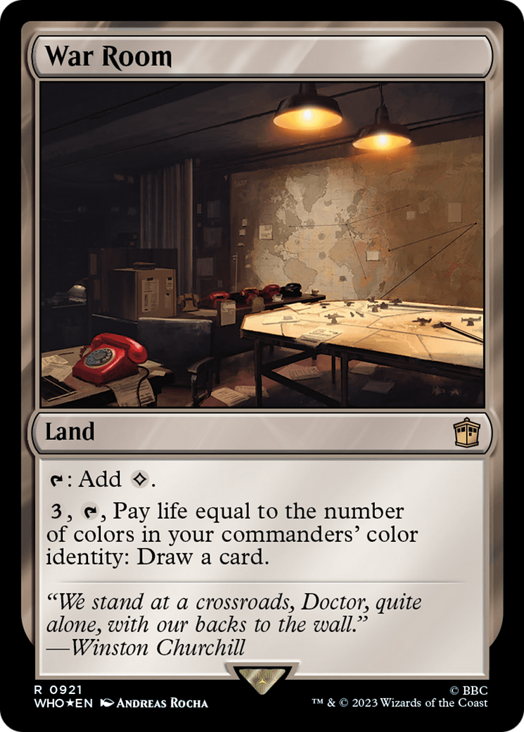 War Room (WHO-921) - Doctor Who Foil
