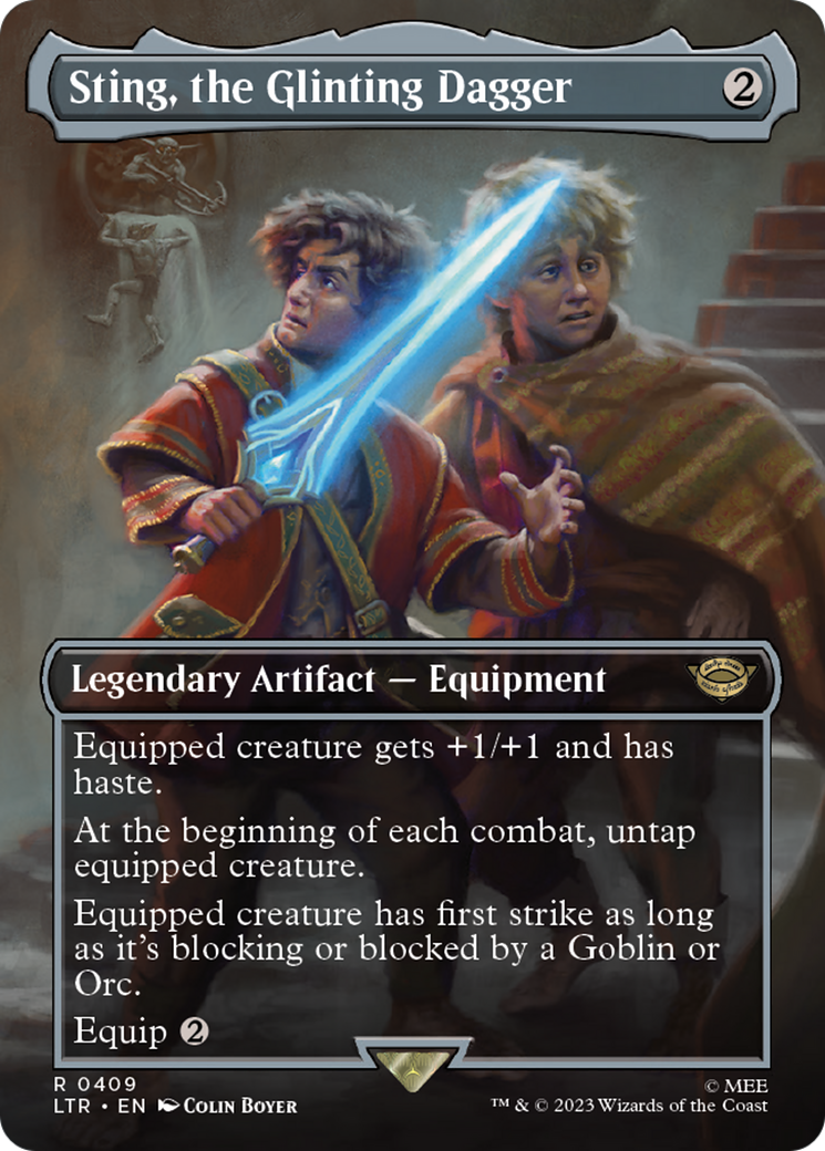 Sting, the Glinting Dagger (LTR-409) - The Lord of the Rings: Tales of Middle-earth (Borderless) Foil