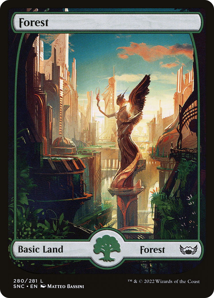 Forest (SNC-280) - Streets of New Capenna: (Full Art) Foil