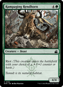Rampaging Rendhorn (RVR-154) - Ravnica Remastered