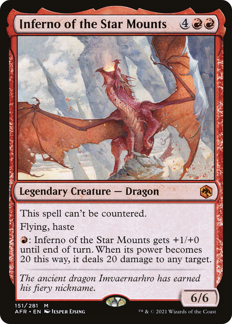 Inferno of the Star Mounts (AFR-151) - Adventures in the Forgotten Realms Foil