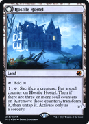 Hostile Hostel // Creeping Inn (PRE-264) - Innistrad: Midnight Hunt Promos: (Double Faced Transform) Foil