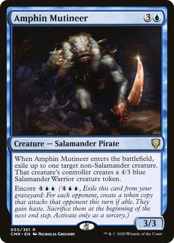 Amphin Mutineer (CMR-055) - Commander Legends