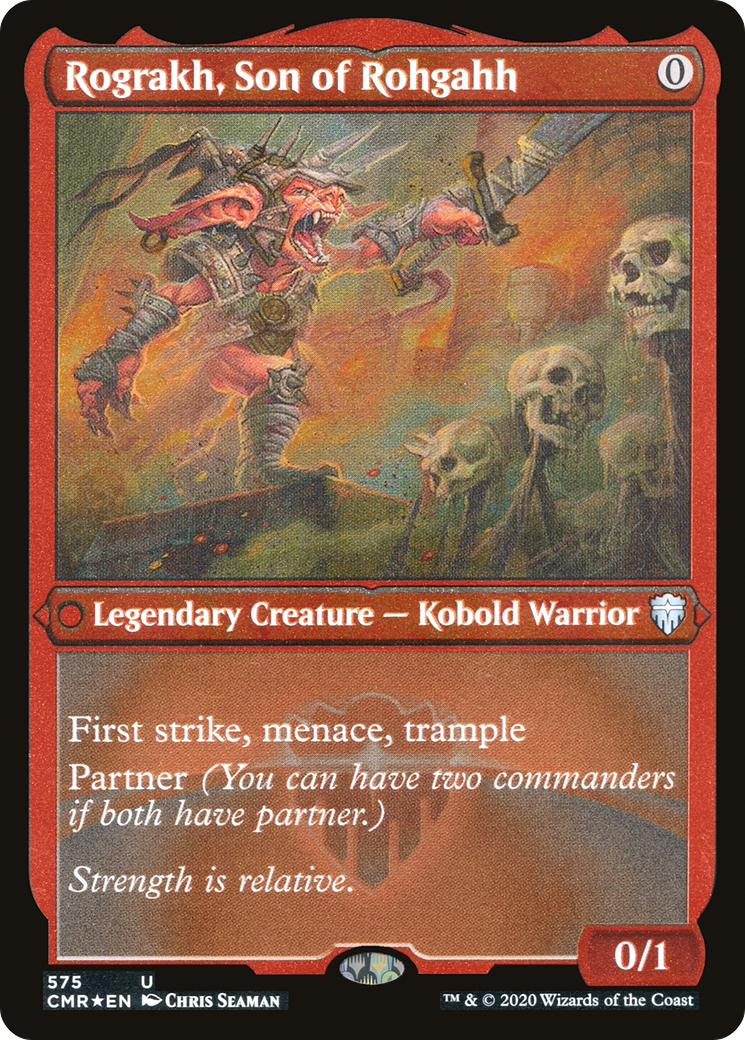 Rograkh, Son of Rohgahh (CMR-575) - Commander Legends Foil