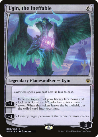 Ugin, the Ineffable (PPELD-002) - War of the Spark Promos Foil