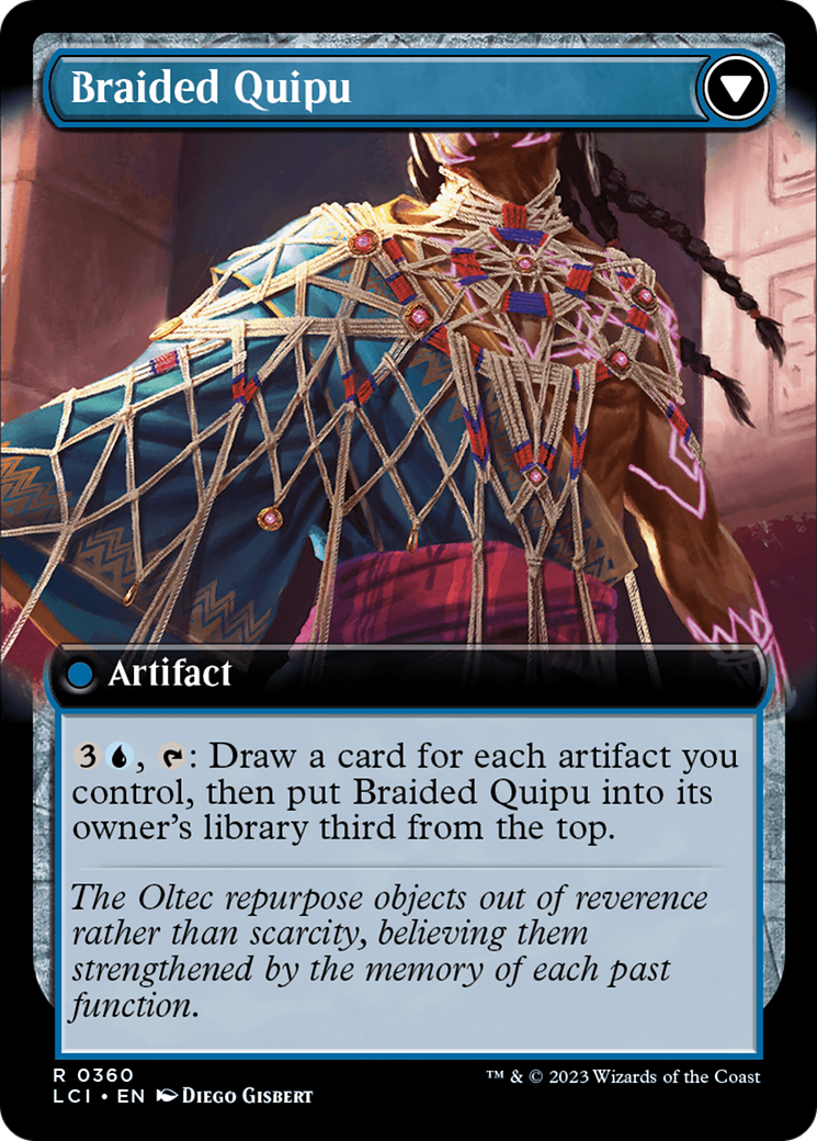 Braided Net // Braided Quipu (LCI-360) - The Lost Caverns of Ixalan: (Extended Art)