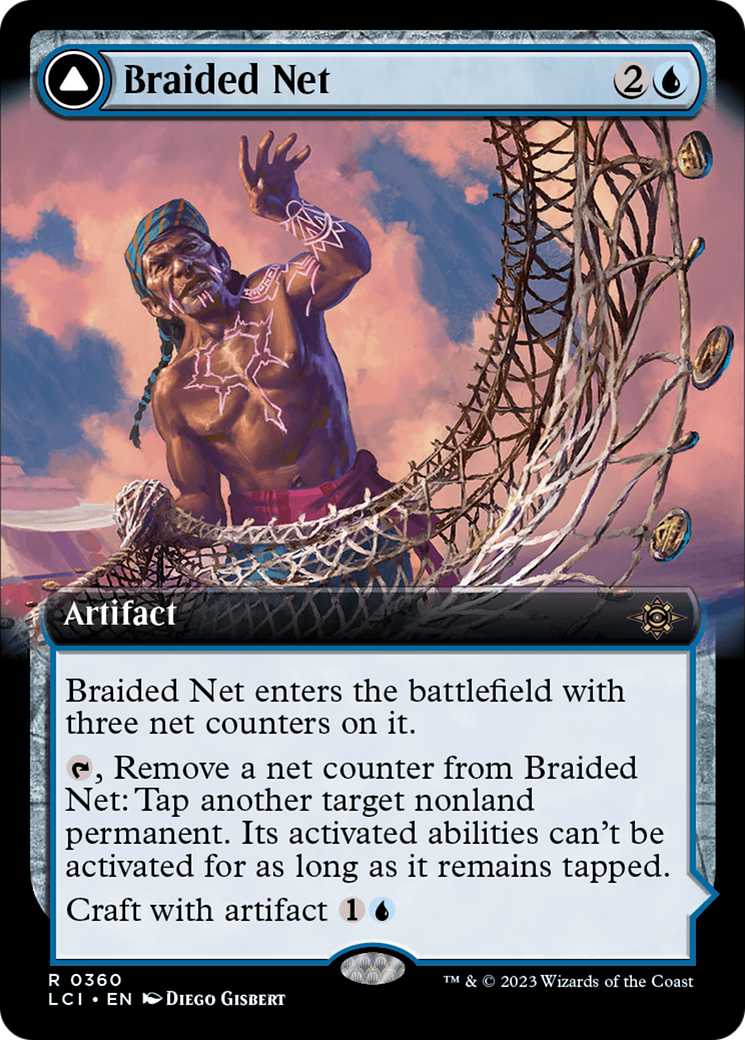 Braided Net // Braided Quipu (LCI-360) - The Lost Caverns of Ixalan: (Extended Art)
