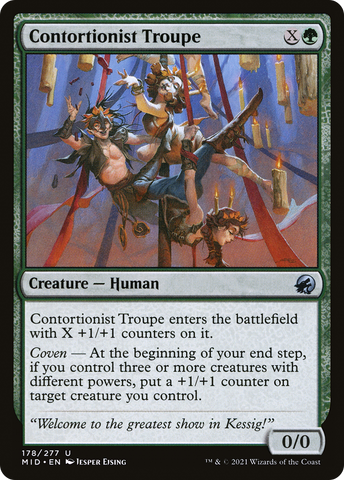 Contortionist Troupe (MID-178) - Innistrad: Midnight Hunt Foil