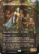 Lathril, Blade of the Elves (FDN-410) - Foundations (Borderless) Foil