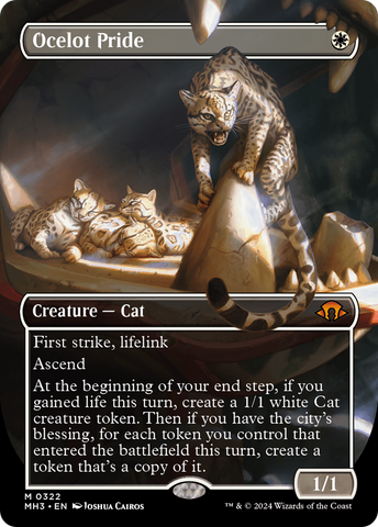 Ocelot Pride (Borderless) (MH3-322) - Modern Horizons 3 (Borderless)