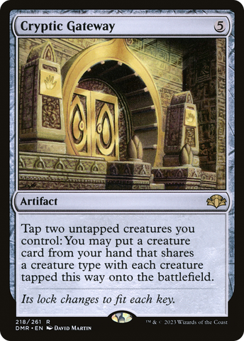 Cryptic Gateway (DMR-218) - Dominaria Remastered Foil