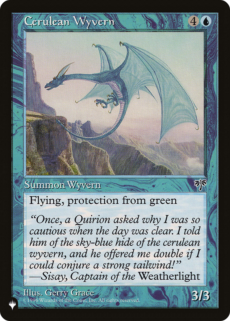 Cerulean Wyvern (LIST-MIR-57) - The List