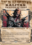 Kalitas, Traitor of Ghet (SLD-1687) - Secret Lair Drop: (Showcase) (Borderless)