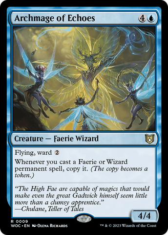 Archmage of Echoes (WOC-009) - Wilds of Eldraine Commander
