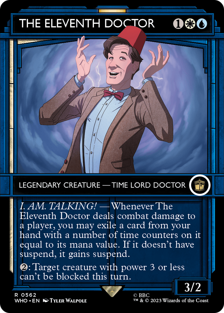 The Eleventh Doctor (WHO-562) - Doctor Who: (Showcase) (Borderless) Foil