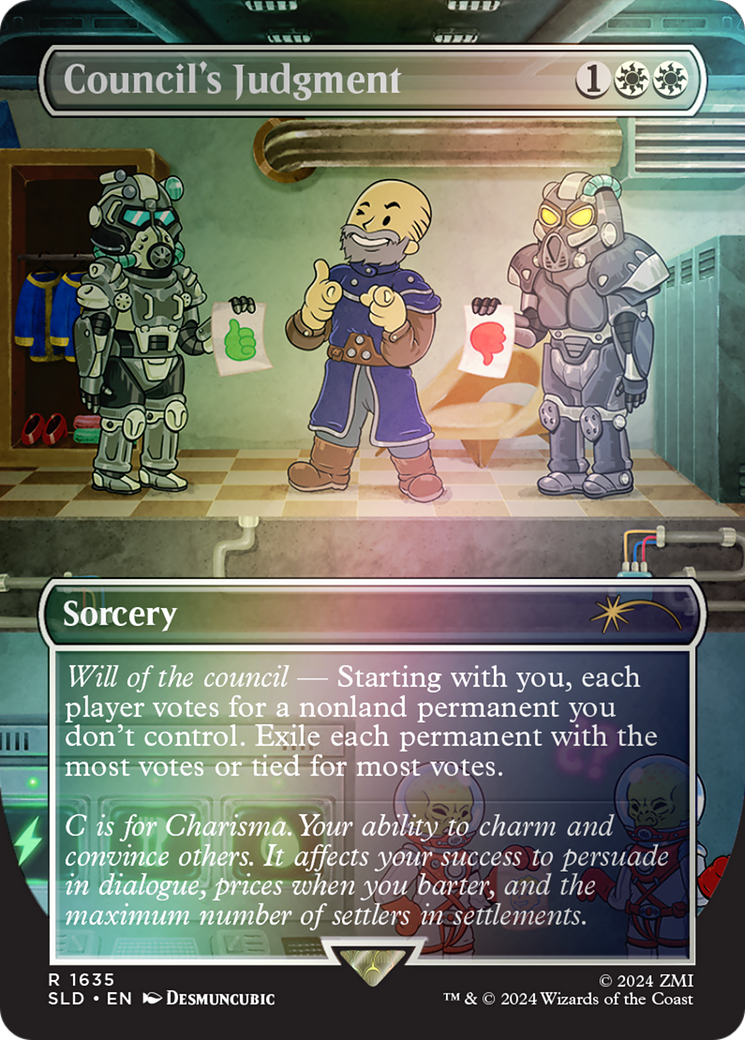 Council's Judgment (SLD-1635★) - Secret Lair Drop (Borderless) Foil