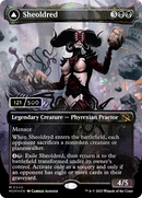 Sheoldred // The True Scriptures (MOM-340) - March of the Machine (Borderless) Foil