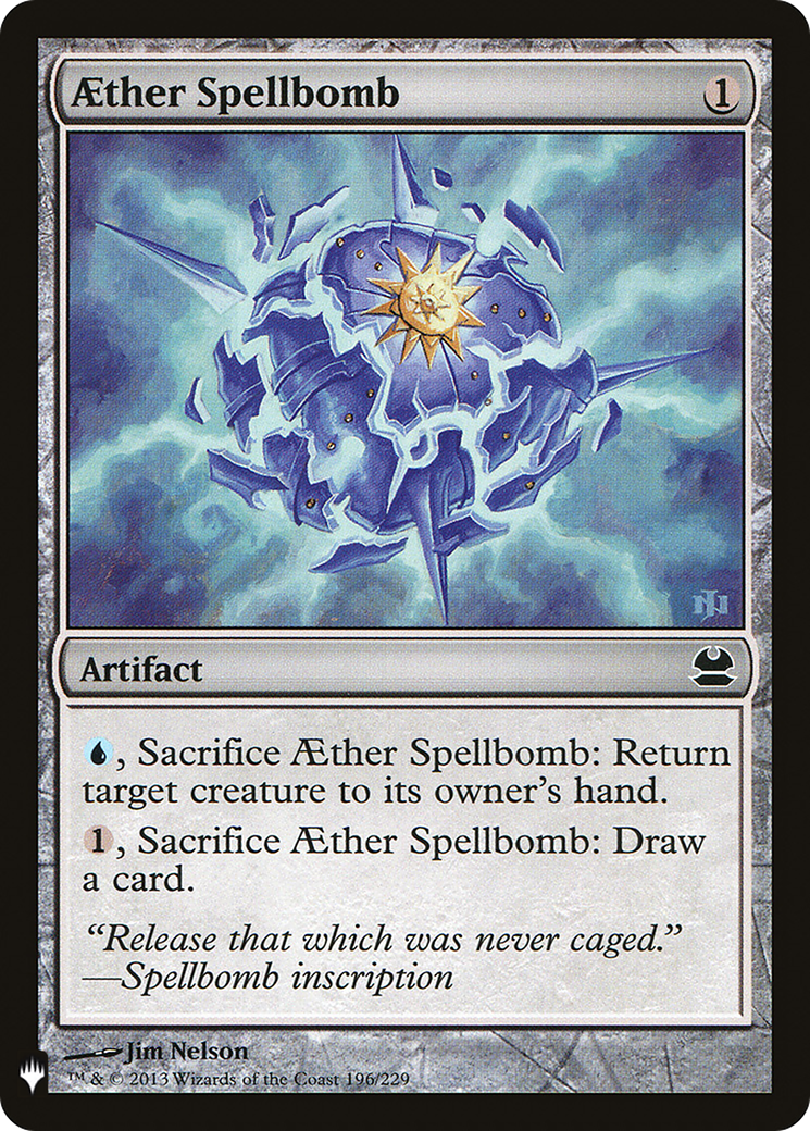 Aether Spellbomb (LIST-MMA-196) - The List