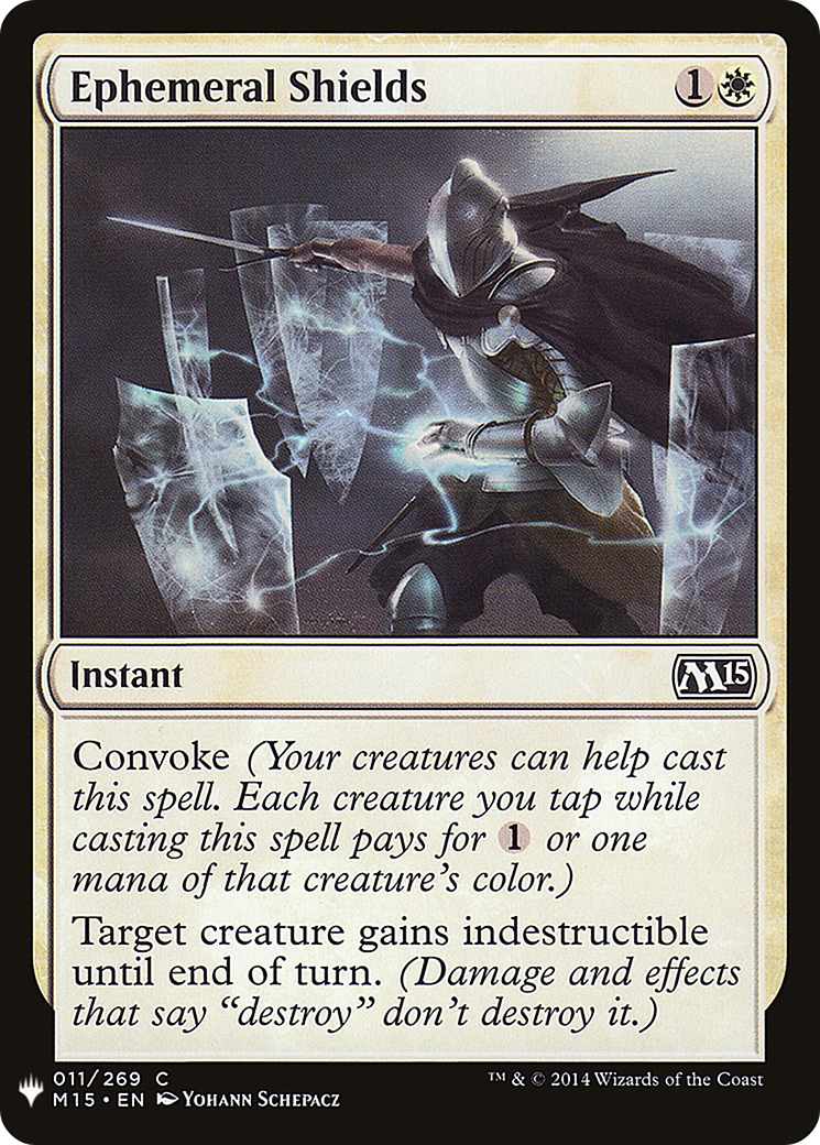 Ephemeral Shields (LIST-011) - The List