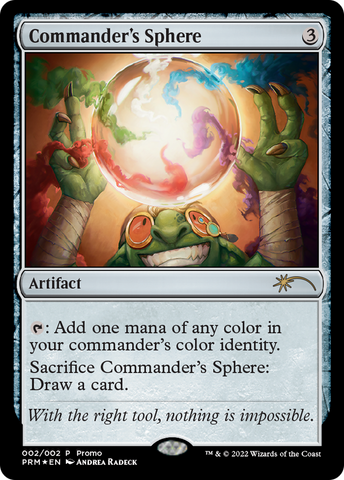 Commander's Sphere (WPN-008) - Wizards Play Network 2024 Foil