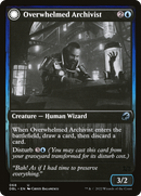 Overwhelmed Archivist // Archive Haunt (DBL-068) - Innistrad: Double Feature: (Double Faced Transform)