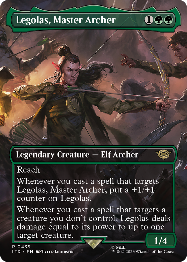 Legolas, Master Archer (LTR-435) - The Lord of the Rings: Tales of Middle-earth (Borderless) Foil