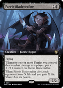 Faerie Bladecrafter (WOC-050) - Wilds of Eldraine Commander: (Extended Art)
