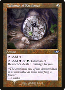 Talisman of Resilience (MH1-037) - Modern Horizons 1 Timeshifts Etched Foil