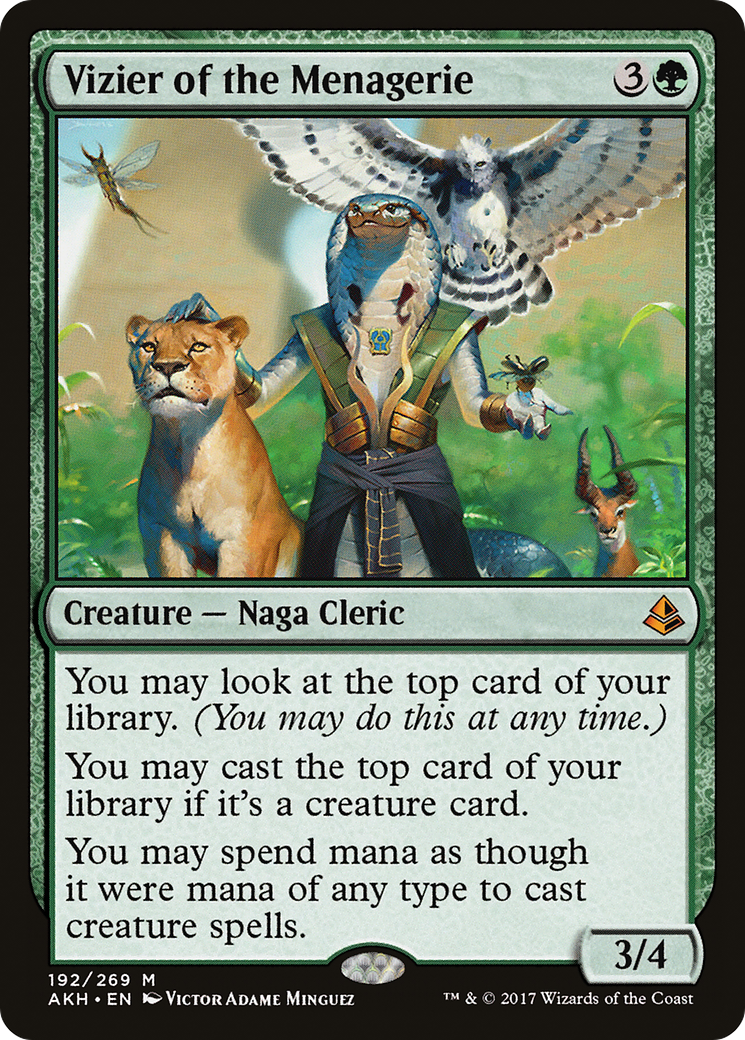 Vizier of the Menagerie (AKH-192) - Amonkhet Foil