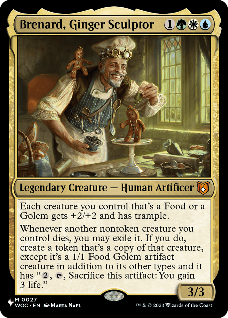 Brenard, Ginger Sculptor (LIST-027) - The List