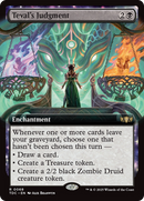 Teval's Judgment (TDC-068) - Commander: Tarkir: Dragonstorm: (enchantment, Extended Art)