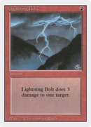 Lightning Bolt (3ED-162) - Revised Edition