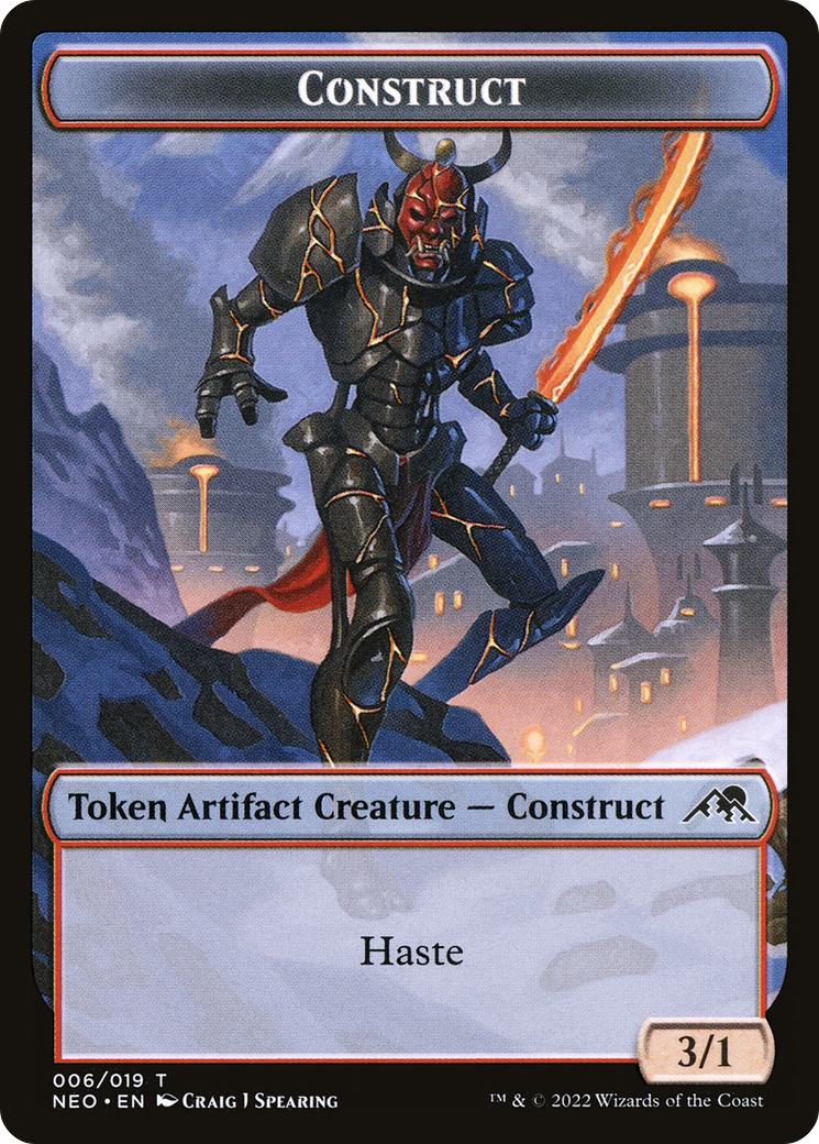 Construct (NEO-006) - Kamigawa: Neon Dynasty Tokens