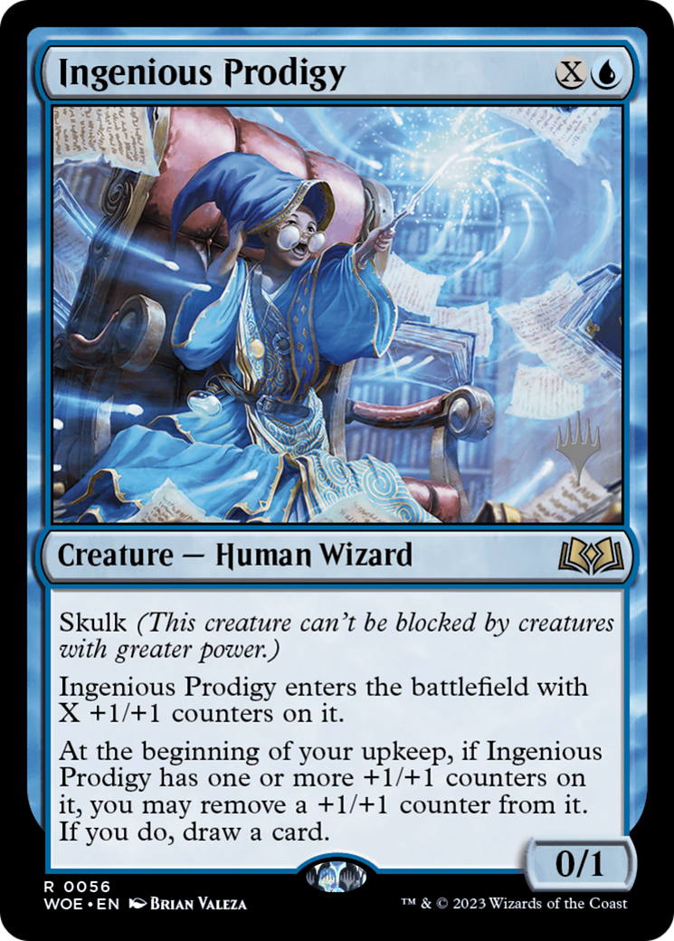 Ingenious Prodigy (PPWOE-56P) - Wilds of Eldraine Promos Foil