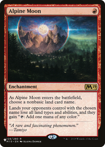 Alpine Moon (LIST-M19-128) - The List