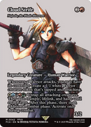 Cloud Strife - Najeela, the Blade-Blossom (Showcase) (FCA-042) - FINAL FANTASY: Through the Ages / Cloud Strife (Borderless) Foil