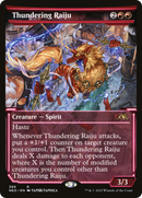 Thundering Raiju (NEO-389) - Kamigawa: Neon Dynasty: (Showcase) Foil
