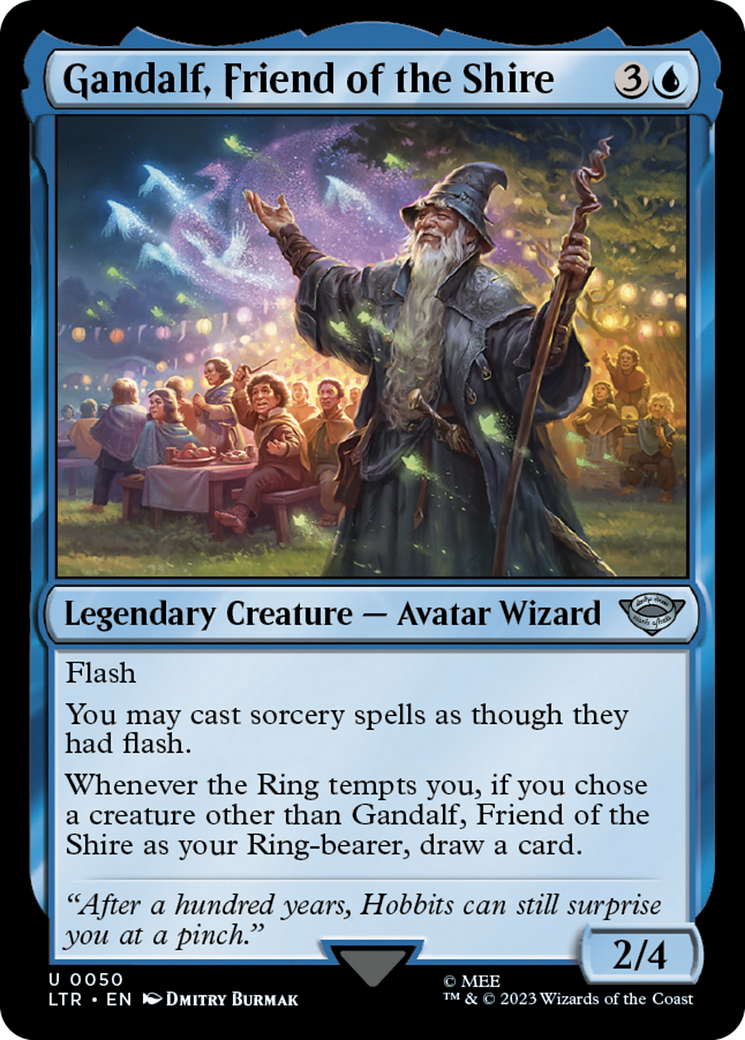 Gandalf, Friend of the Shire (LTR-050) - The Lord of the Rings: Tales of Middle-earth Foil