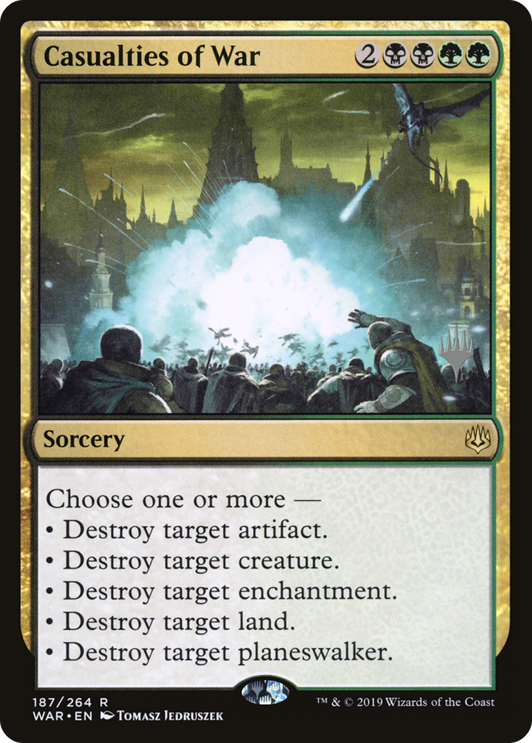 Casualties of War (PPZNR-187) - War of the Spark Promos Foil
