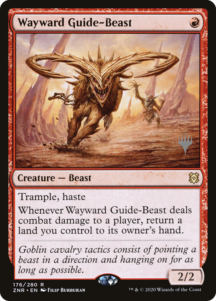 Wayward Guide-Beast (PPZNR-176) - Zendikar Rising Promos