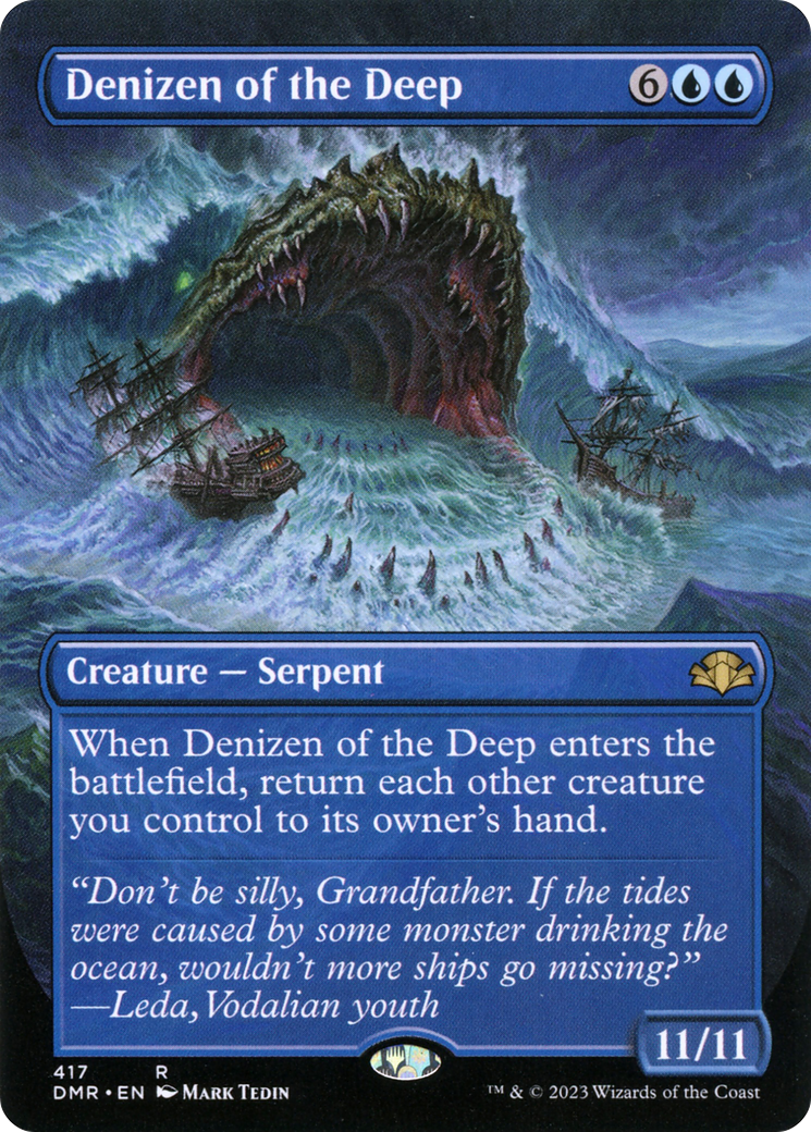 Denizen of the Deep (DMR-417) - Dominaria Remastered (Borderless)